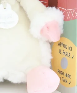 Doudou et Compagnie Peluche mouton - 17 cm - DOUDOU de la ferme avec boite sonore