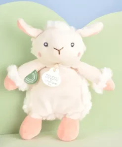Doudou et Compagnie Peluche mouton - 17 cm - DOUDOU de la ferme avec boite sonore