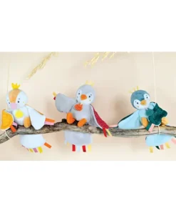 Doudou et Compagnie Peluche musicale oiseau-Cui-Cui- Bouton d'or