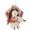 Doudou et Compagnie Peluche musicale oiseau-Cui-Cui -Terracotta
