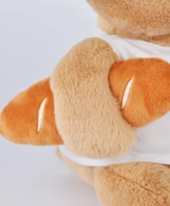 Doudou et Compagnie Peluche Ours beige - Chef avec baguette - 25 cm