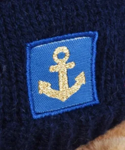 Doudou et Compagnie Peluche Ours Marin avec pull over - 28 cm