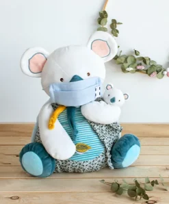 Doudou et Compagnie Peluche range pyjama Yoca le koala - 40 cm