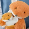 Doudou et Compagnie Peluche renard avec Bébé - 25 cm - Unicef