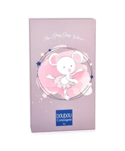 Doudou et Compagnie Peluche Souris Ballerine grise - 30 cm
