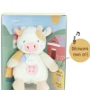 Doudou et Compagnie Peluche vache - 17 cm - DOUDOU de la ferme avec boite sonore