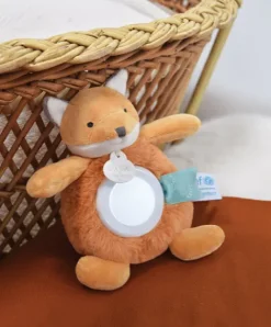 Doudou et Compagnie Peluche Veilleuse Renard - 15 cm - Unicef