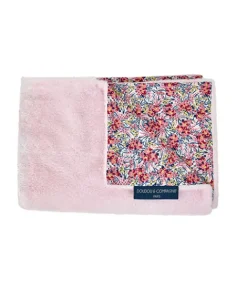 Doudou et Compagnie Plaid rose douceur - BOH'AIME 70x100 cm
