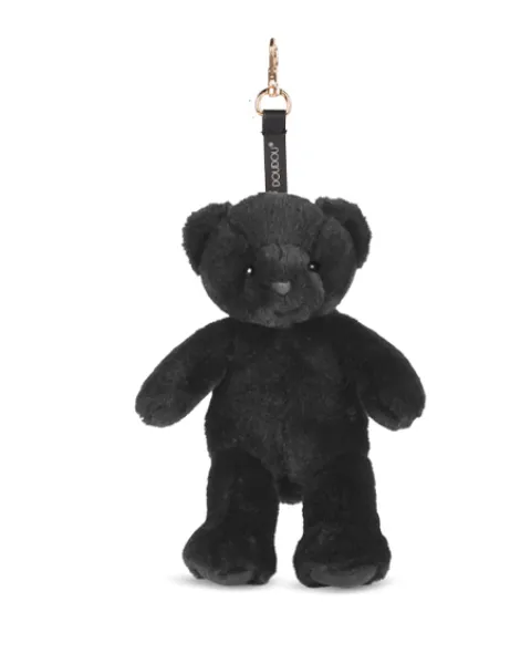 Doudou et Compagnie porte clé - Bijou de sac Ours peluche noir - 20 cm - Noir