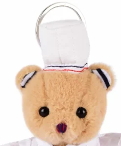 Doudou et Compagnie Porte clé Ours cuistot chef - 15 cm