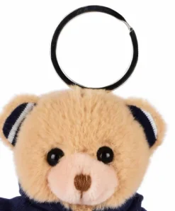 Doudou et Compagnie Porte clé Ours sweat marine Champs Elysées - 15 cm