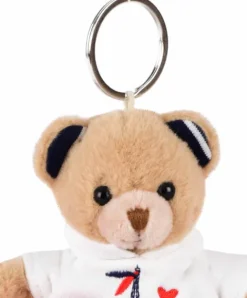 Doudou et Compagnie Porte clé Ours Sweat Tour Eiffel- 15 cm