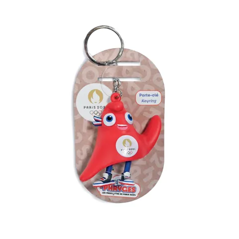 Doudou et Compagnie Porte clés JO 2024 - Mascotte Olympique - 7 cm