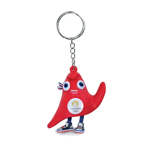 Doudou et Compagnie Porte clés JO 2024 - Mascotte Olympique - 7 cm