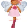 Doudou et Compagnie Poupée souple fée de la forêt - Tara - violette et bleue - 25 cm