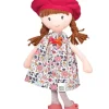 Doudou et Compagnie Poupée tendre - Poupée Parisienne - Les Canailles de Doudou - Floryne - 36 cm