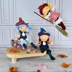 Doudou et Compagnie Poupées tissu Les gentilles Sorcières - modèle aléatoire - 24 cm