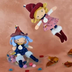 Doudou et Compagnie Poupées tissu Les gentilles Sorcières - modèle aléatoire - 24 cm