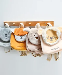 Doudou et Compagnie Sac à dos bébé peluche kangourou - 20 x 20 x 10 cm - Unicef