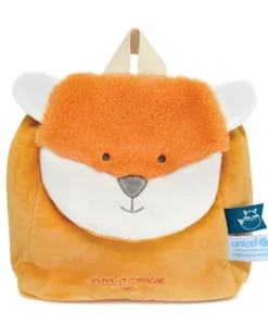 Doudou et Compagnie Sac à dos bebe renard - 20 x 20 x 10 cm - Unicef