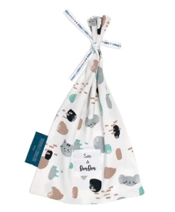 Doudou et Compagnie Sac à Doudou en coton à motifs - Modèle aléatoire