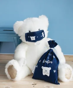 Doudou et Compagnie Sac à Doudou en coton Fun - Modèle aléatoire