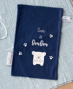 Doudou et Compagnie Sac à Doudou en coton Fun - Modèle aléatoire