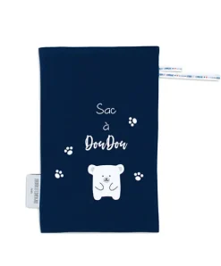 Doudou et Compagnie Sac à Doudou en coton Fun - Modèle aléatoire
