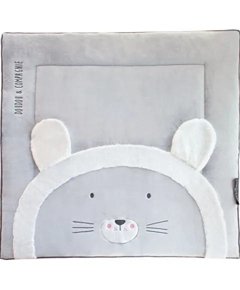 Doudou et Compagnie Tapis de chambre Lion - 100 x 100 cm