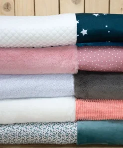 Doudou et Compagnie Tapis de jeu Bébé - Gris / blanc - 100 X 100 cm