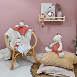 Doudou et Compagnie Veilleuse bébé girafe - 15 cm